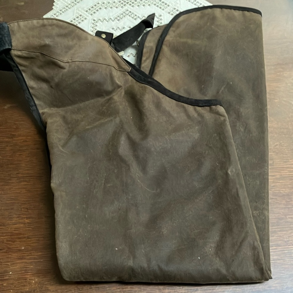 Western Cotton Oilskin Lined Chaps